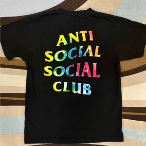 Anti Social Social Club Rainbow Lettered Tee